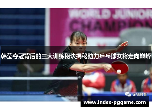 韩莹夺冠背后的三大训练秘诀揭秘助力乒乓球女将走向巅峰