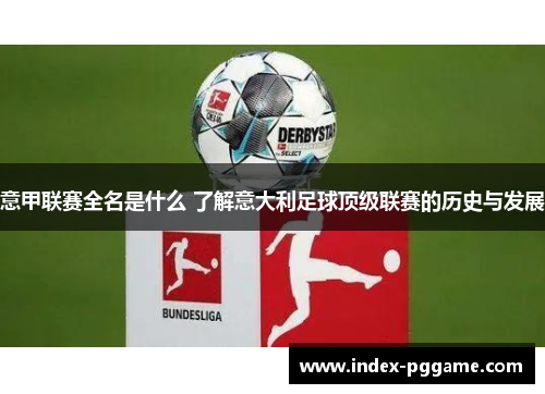 意甲联赛全名是什么 了解意大利足球顶级联赛的历史与发展