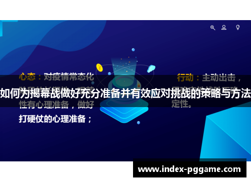 如何为揭幕战做好充分准备并有效应对挑战的策略与方法