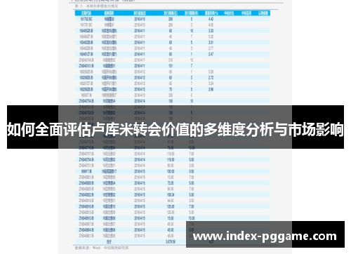 如何全面评估卢库米转会价值的多维度分析与市场影响
